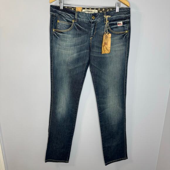 Roy Rogers Holly Denim Elastic Alima Jeans Stretch Women's 31 New - Picture 1 of 16